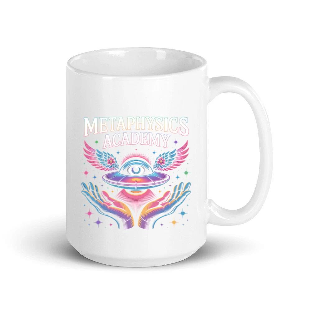 Metaphysics Academy All Seeing Eye Retro Graphic Mug