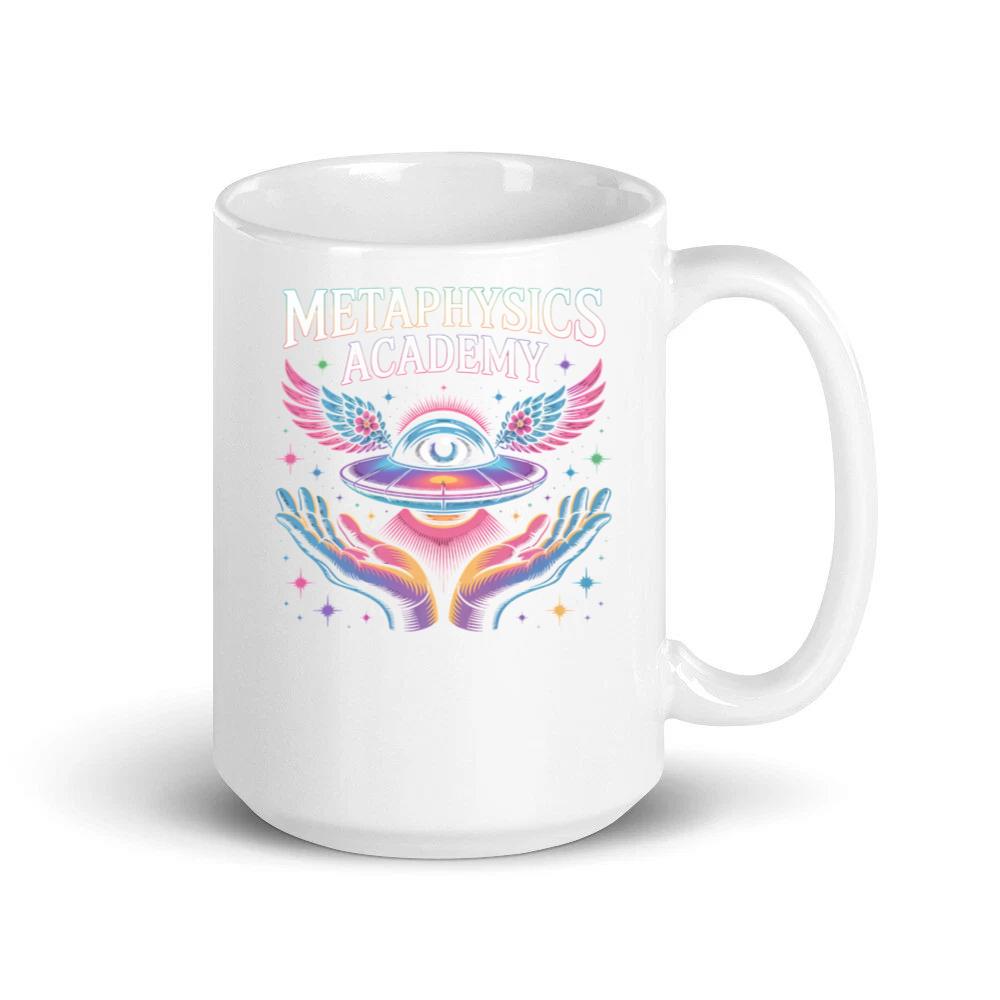 Metaphysics Academy All Seeing Eye Retro Graphic Mug