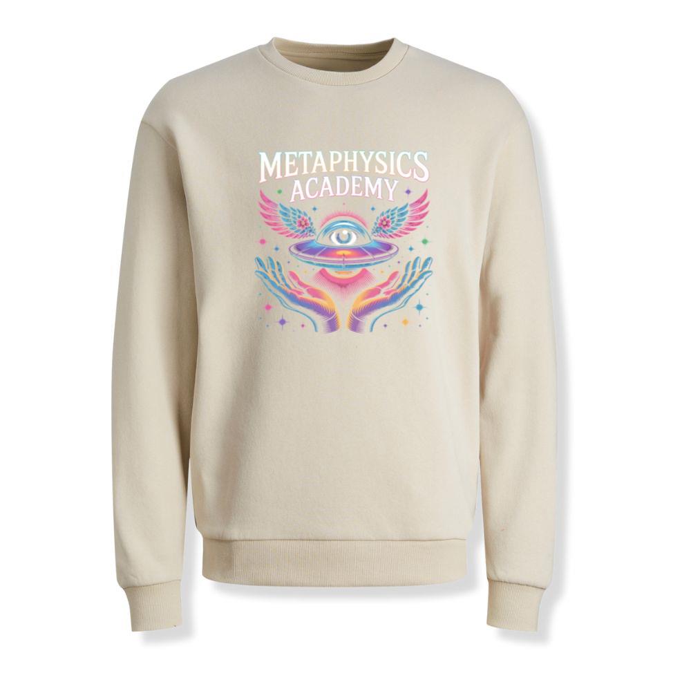Metaphysics Academy All Seeing Eye Retro Graphic Sweatshirt - Image 2