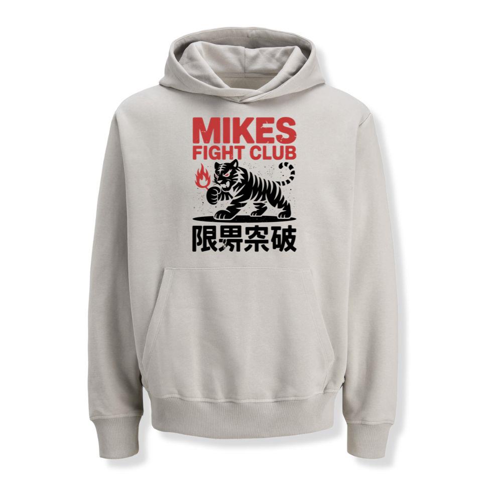 Mikes Fight Club Tiger Retro Martial Arts Design Hoodies