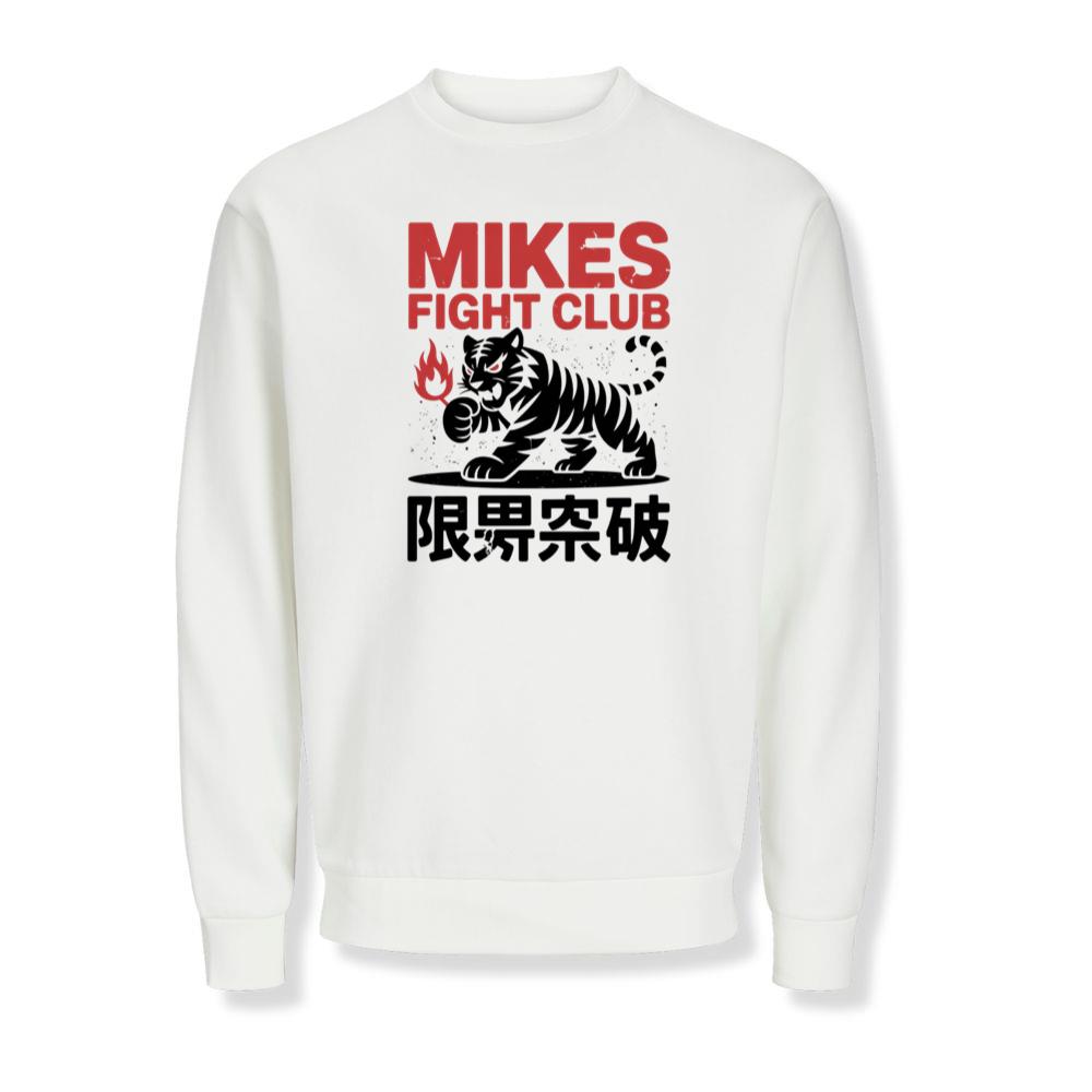 Mikes Fight Club Tiger Retro Martial Arts Design Sweatshirts