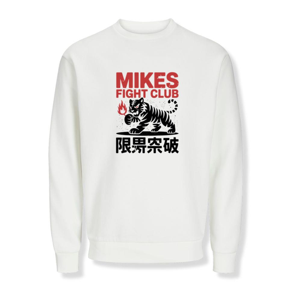 Mikes Fight Club Tiger Retro Martial Arts Design Sweatshirts