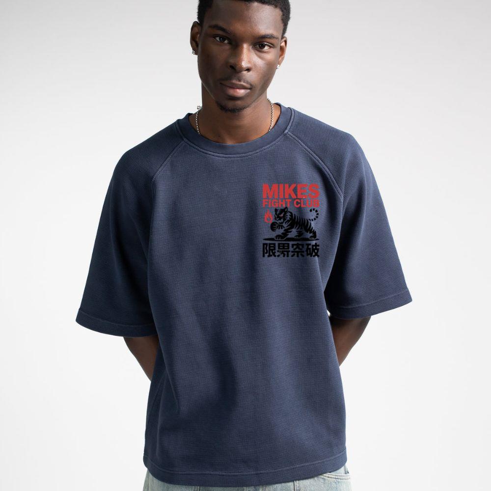 Mikes Fight Club Tiger Retro Martial Arts Design T-Shirt - Image 4