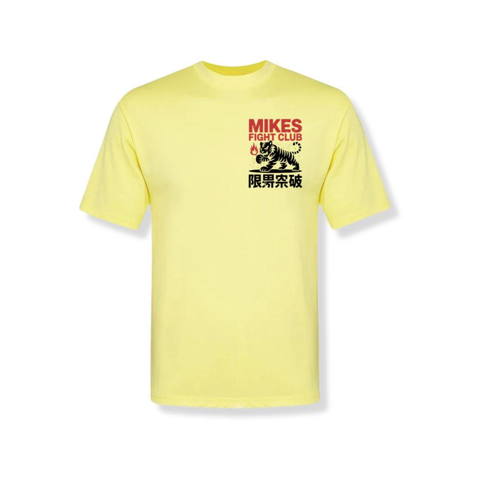 Mikes Fight Club Tiger Retro Martial Arts Design T-Shirt