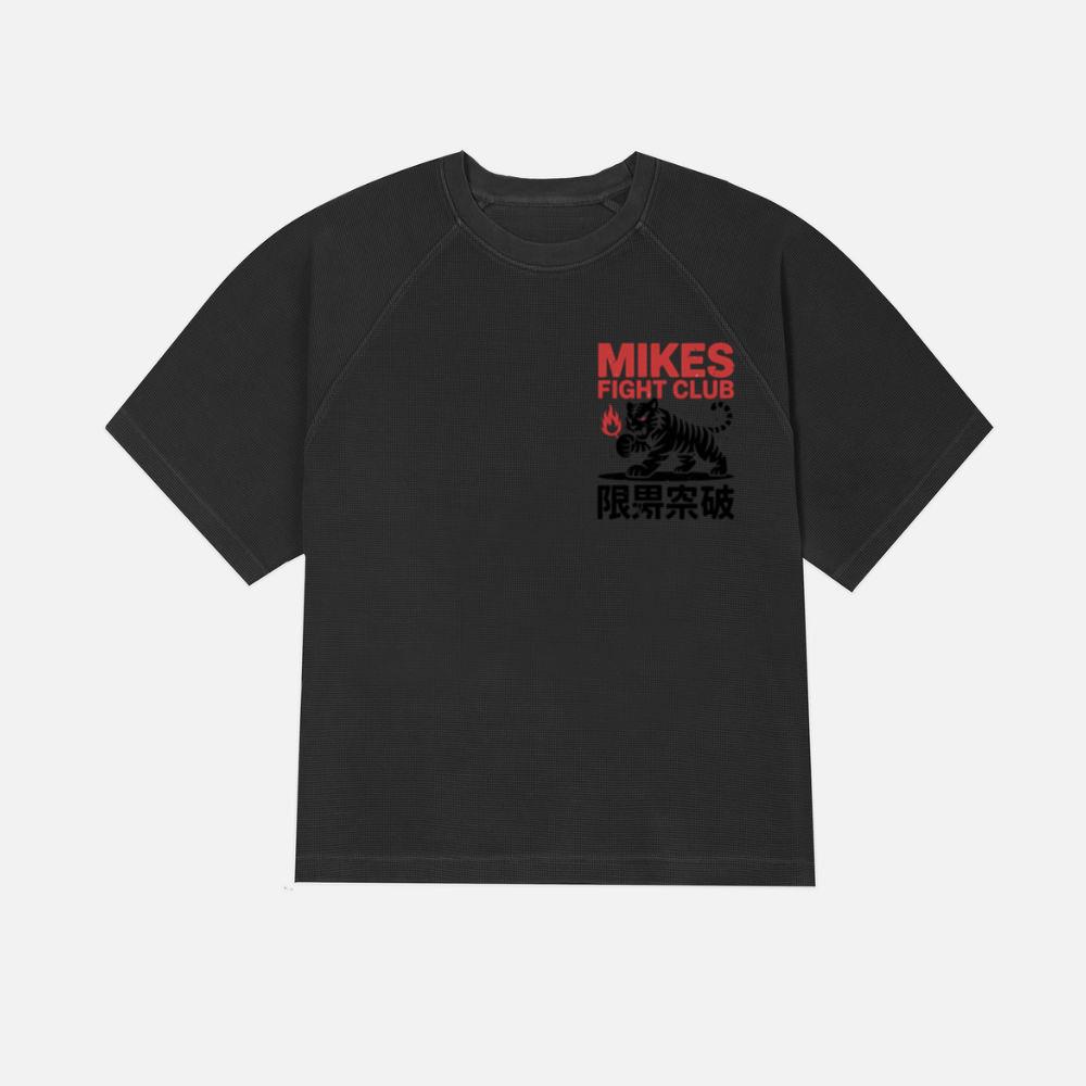 Mikes Fight Club Tiger Retro Martial Arts Design T-Shirt - Image 3