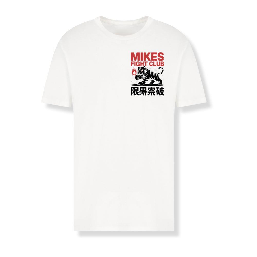 Mikes Fight Club Tiger Retro Martial Arts Design T-Shirt