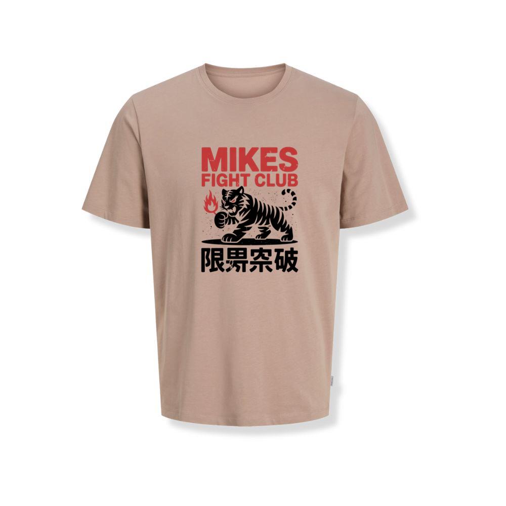 Mikes Fight Club Tiger Retro Martial Arts Design T-Shirts