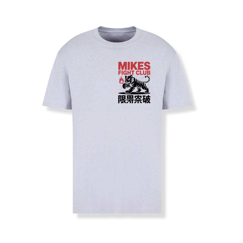 Mikes Fight Club Tiger Retro Martial Arts Design T-Shirts - Image 2