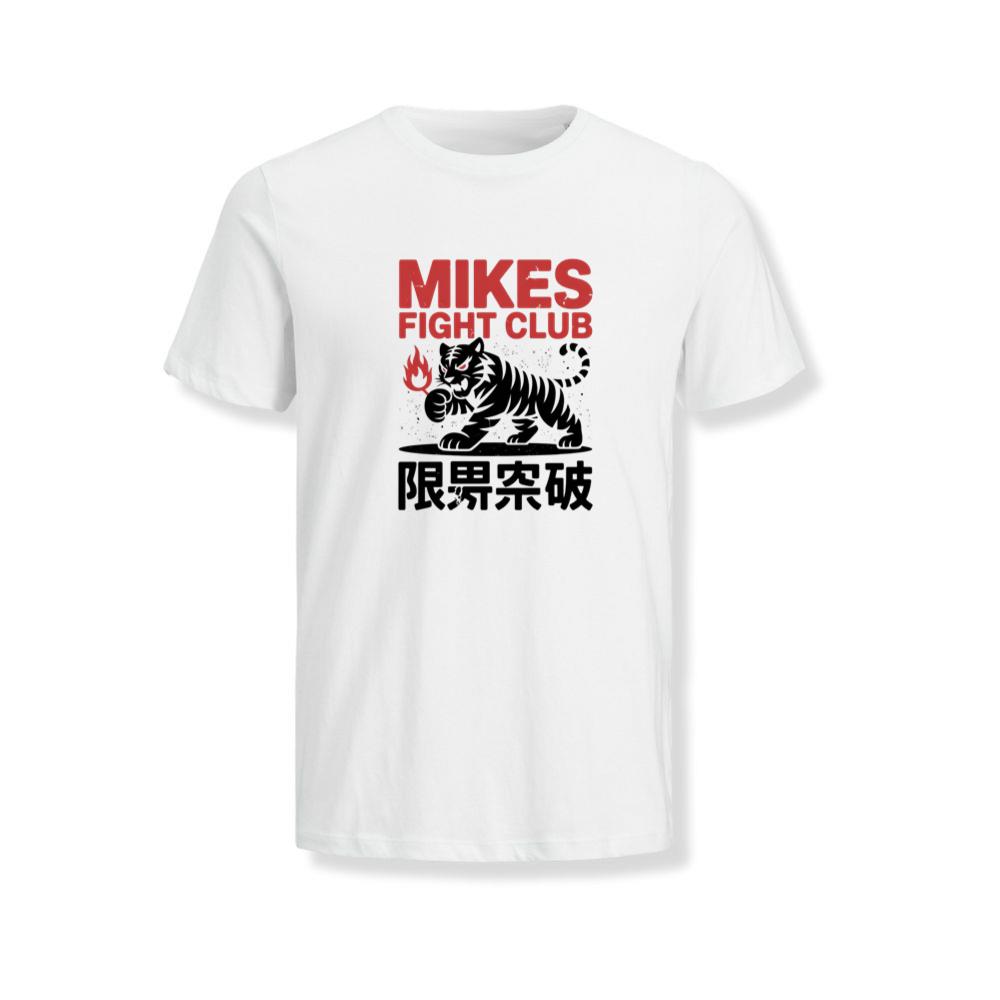 Mikes Fight Club Tiger Retro Martial Arts Design T-Shirts
