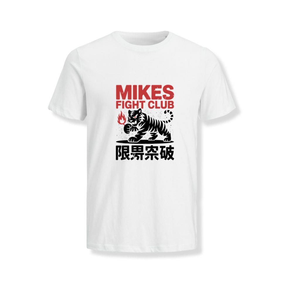 Mikes Fight Club Tiger Retro Martial Arts Design T-Shirts