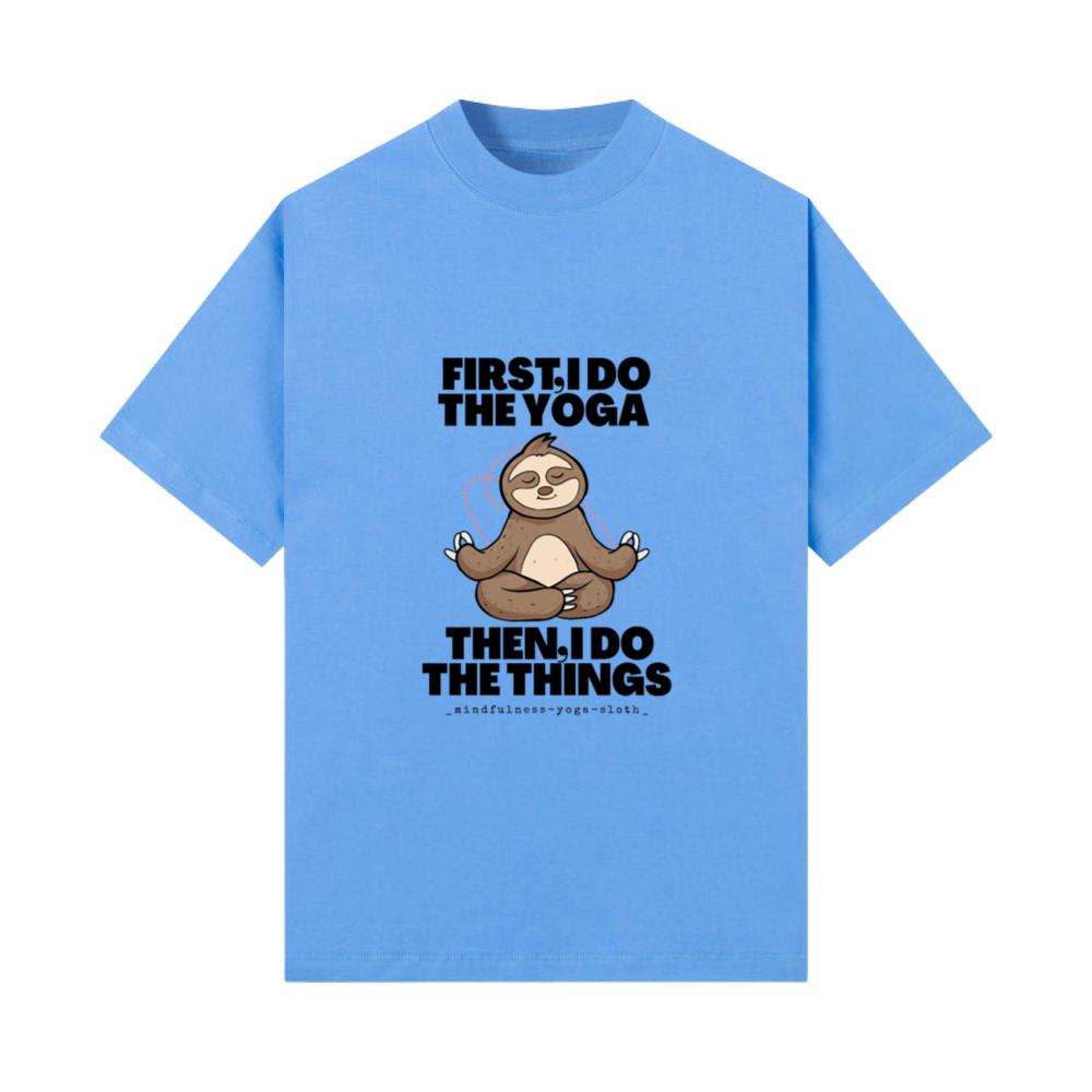 Mindfulness Yoga Sloth Cute Animals T-Shirt