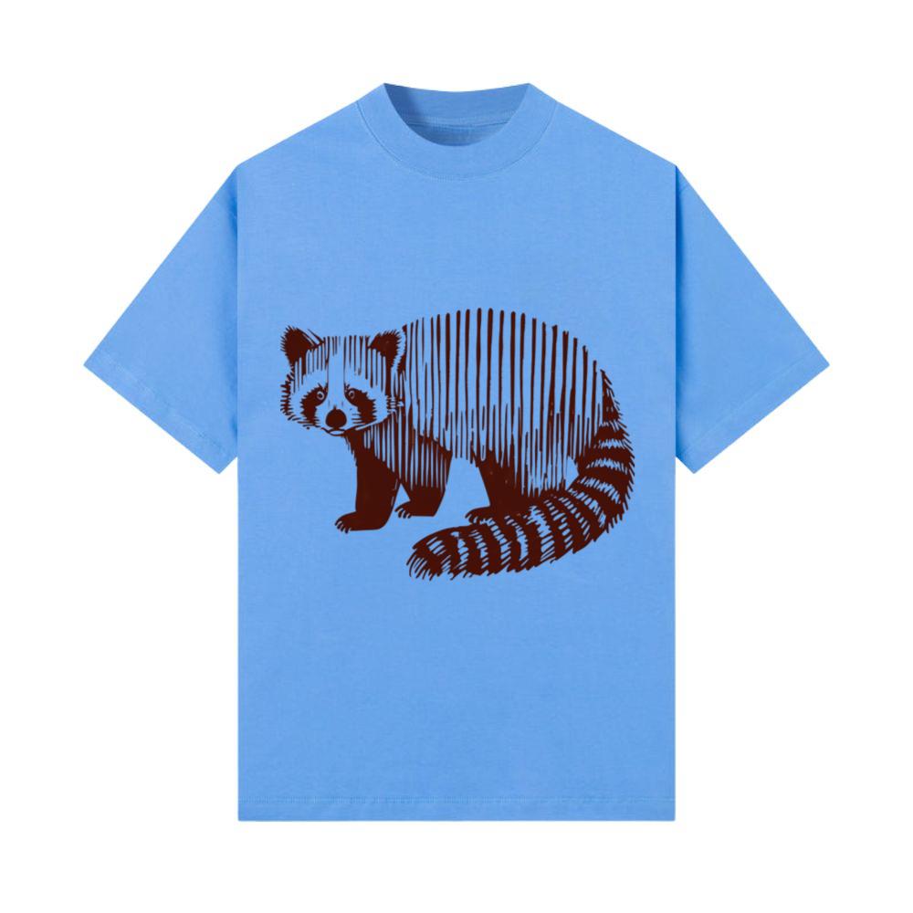 Minimalist Red Panda Design – Cute Animal T-Shirt