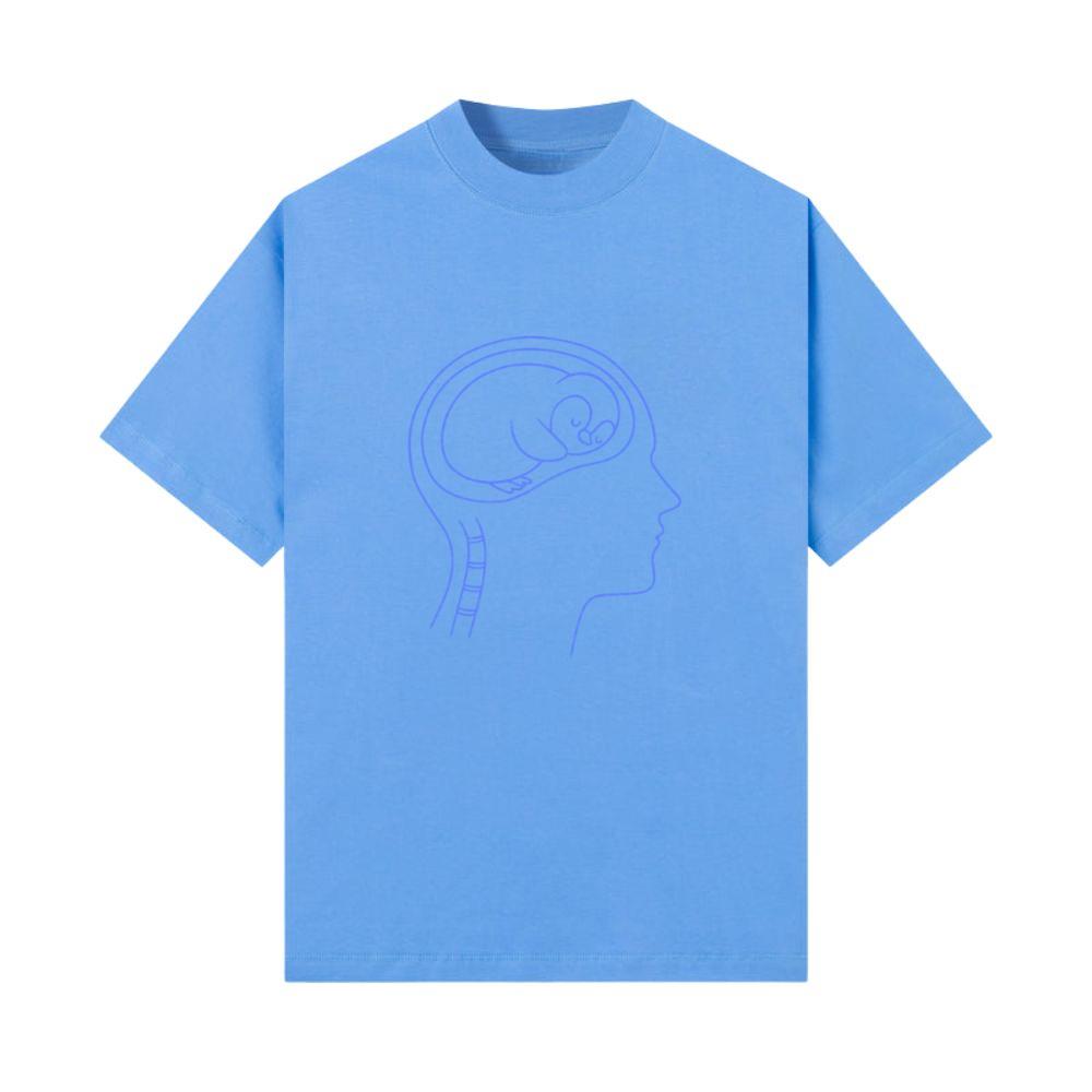 Minimalistic penguin brain silhouette animal lover T-Shirt
