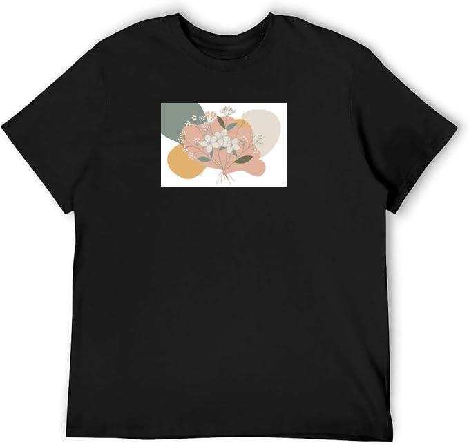 Modern Bouquet with Shapes T-Shirts