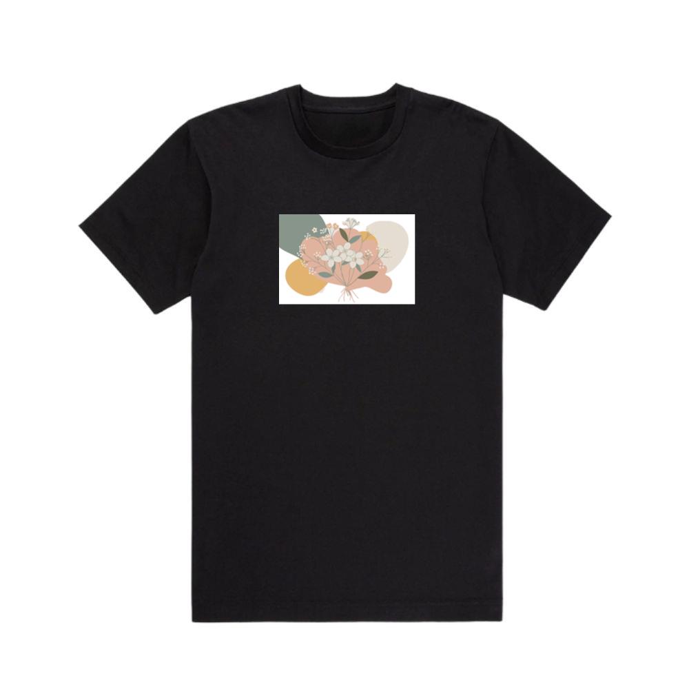 Modern Bouquet with Shapes T-Shirts