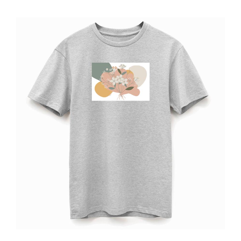 Modern Bouquet with Shapes T-Shirts
