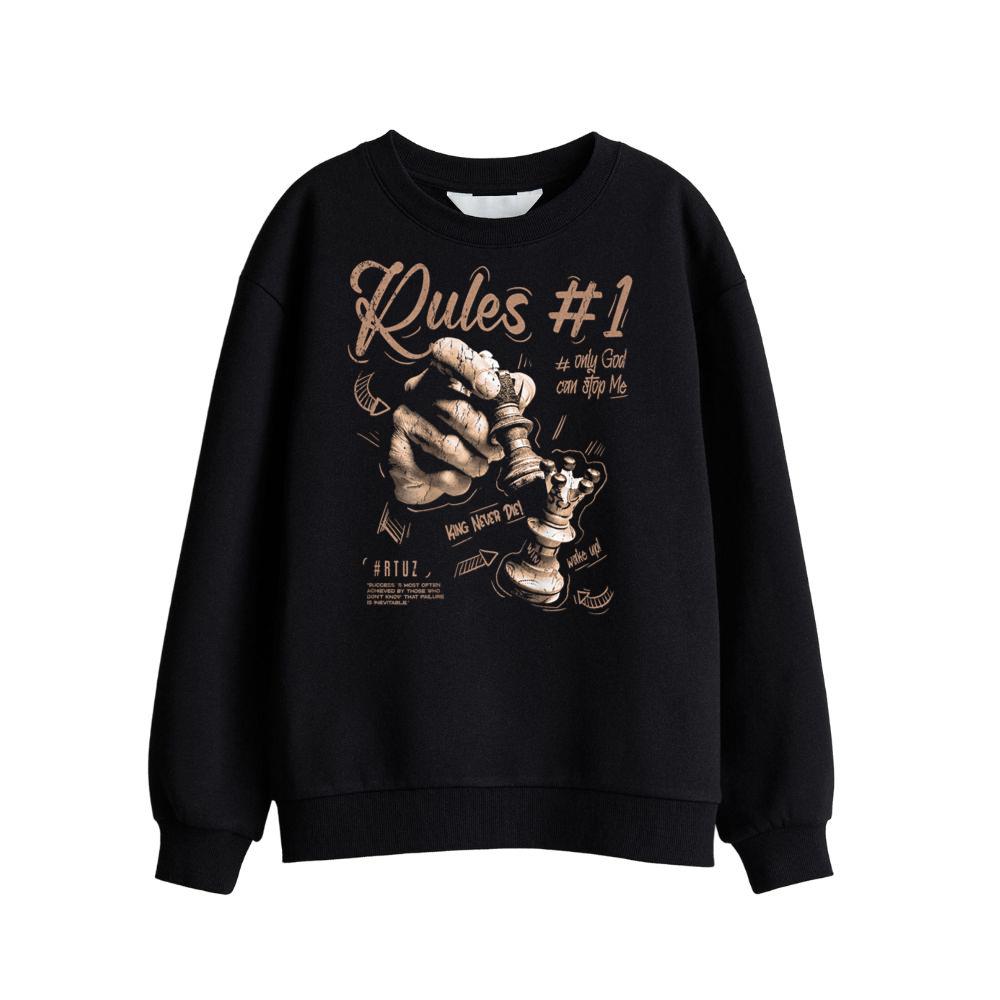 Modern hip hop vintage graffiti urban back print streetwear T-Shirt, Small Sweatshirt