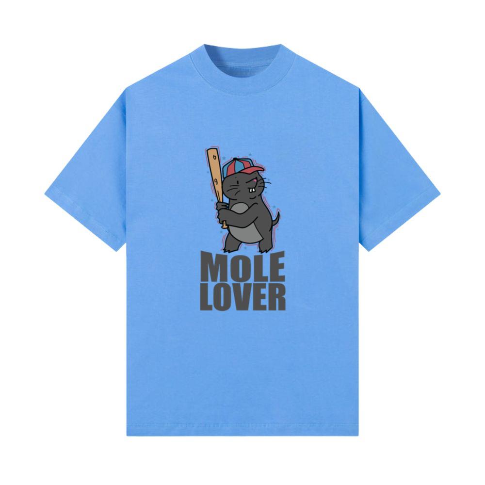 Mole Lover playing Baseball Animal Mound T-Shirt