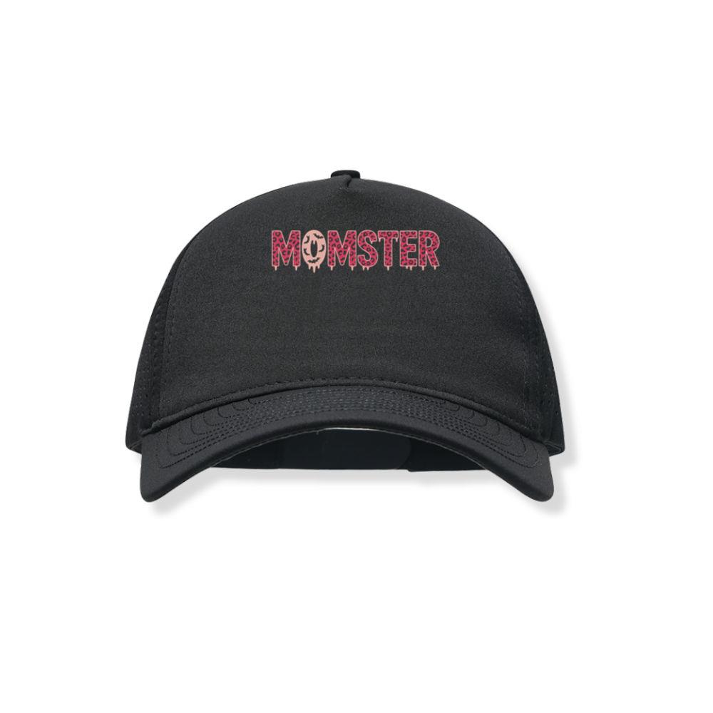 Momster Funny Halloween Retro Cartoon Design Black Hat