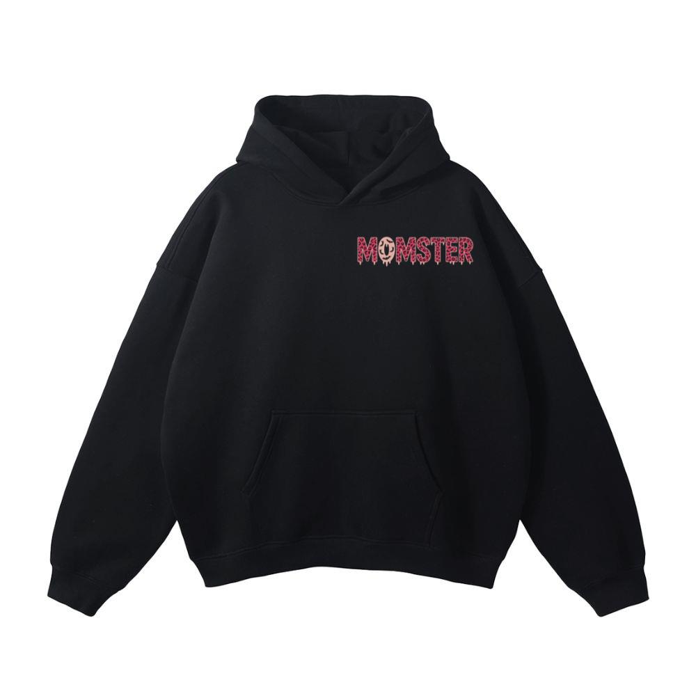 Momster Funny Halloween Retro Cartoon Design Hoodie