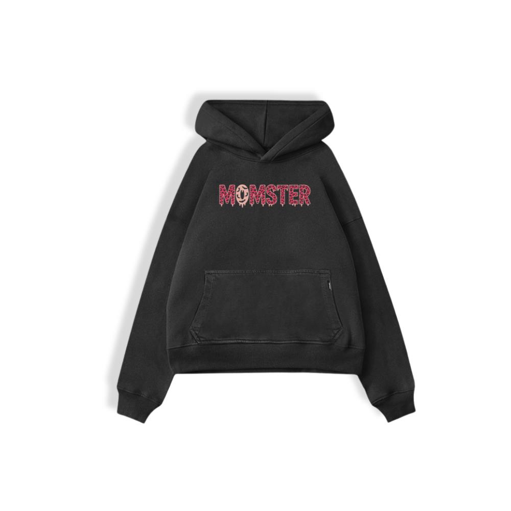 Momster Funny Halloween Retro Cartoon Design Hoodie