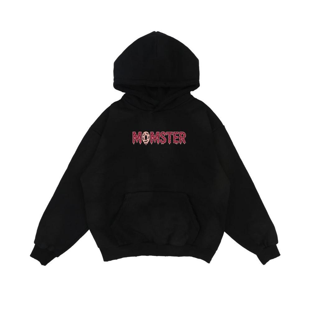 Momster Funny Halloween Retro Cartoon Design Hoodie