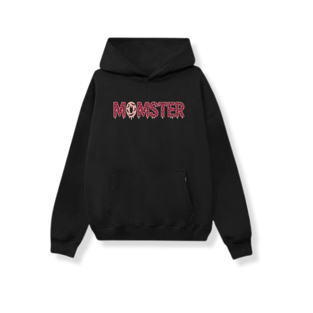 Momster Funny Halloween Retro Cartoon Design Hoodie