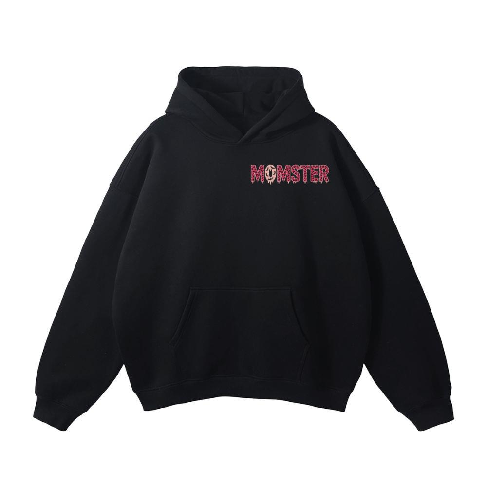 Momster Funny Halloween Retro Cartoon Design Hoodie