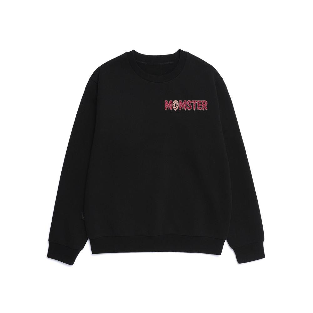 Momster Funny Halloween Retro Cartoon Design Sweatshirt