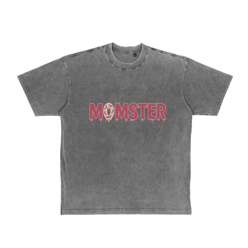 Momster Funny Halloween Retro Cartoon Design T-Shirt