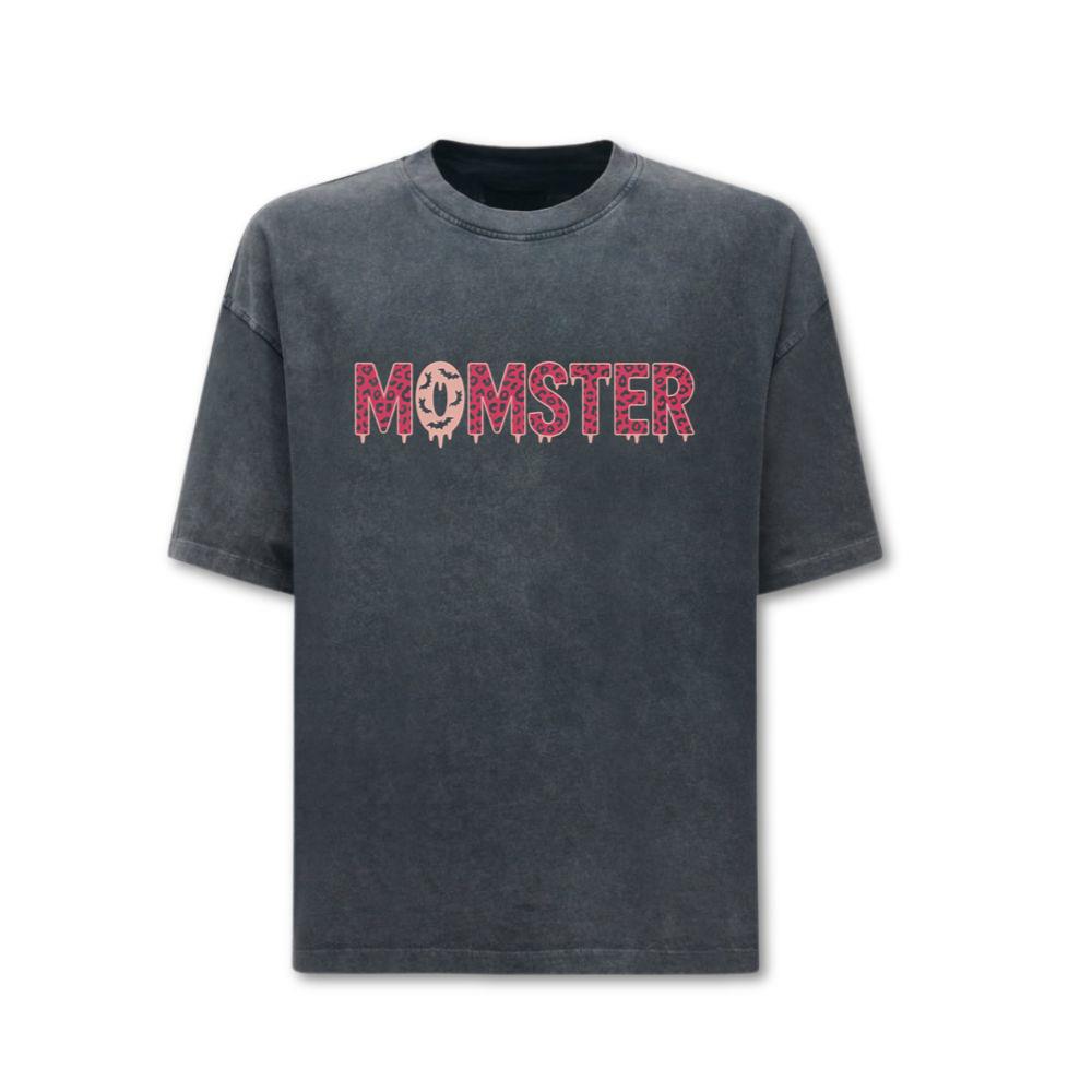 Momster Funny Halloween Retro Cartoon Design T-Shirts