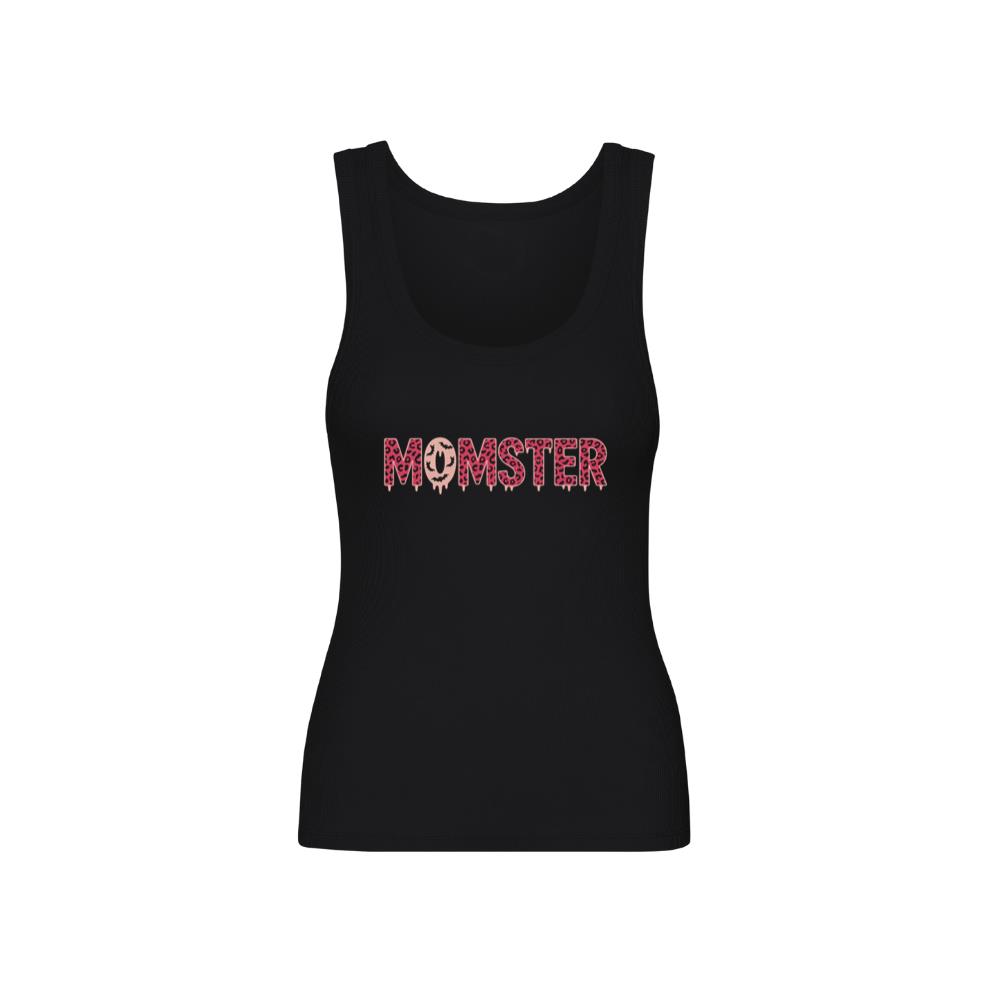 Momster Funny Halloween Retro Cartoon Design TankTop 
