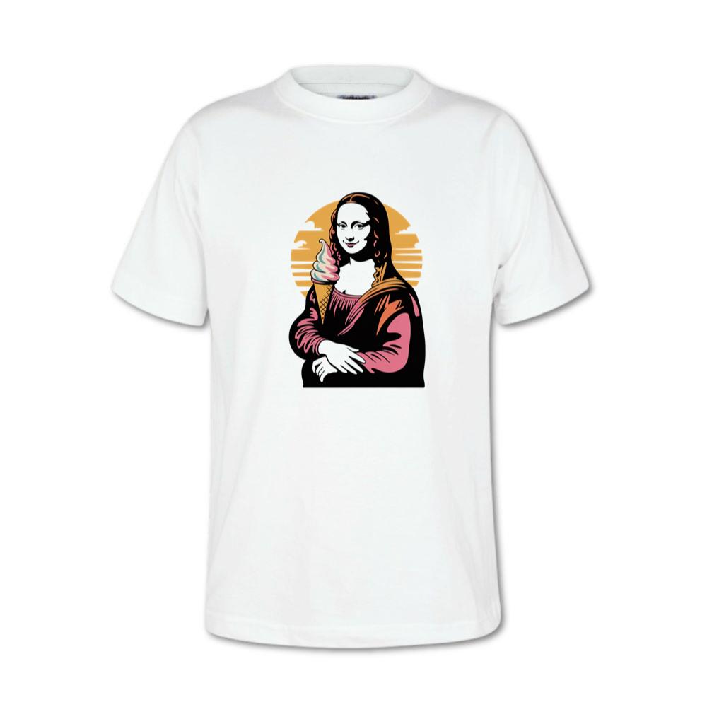 Mona Licked A Funny Mona Lisa Ice Cream Parody T-Shirt