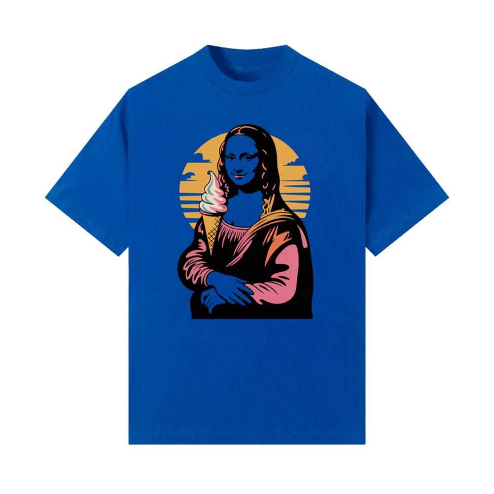 Mona Licked A Funny Mona Lisa Ice Cream Parody T-Shirt