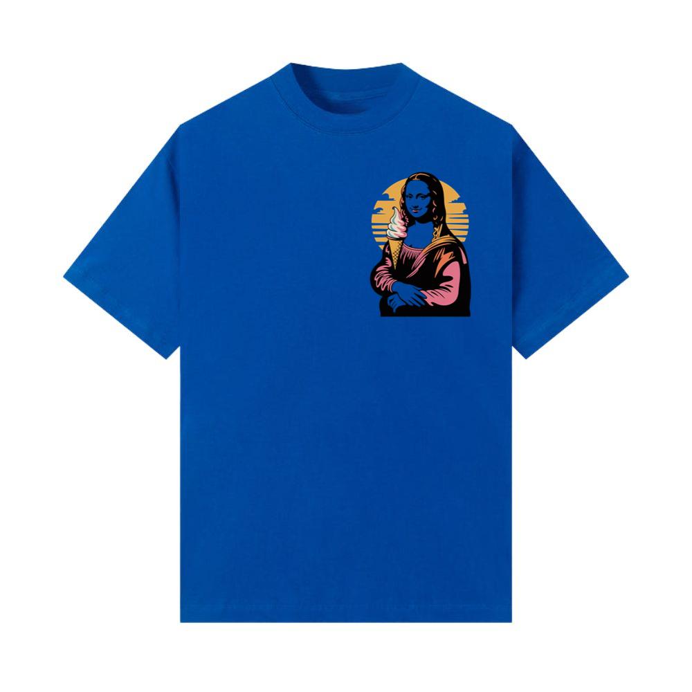 Mona Licked A Funny Mona Lisa Ice Cream Parody T-Shirt