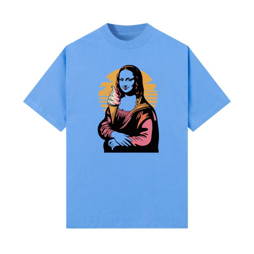 Mona Licked A Funny Mona Lisa Ice Cream Parody T-Shirts