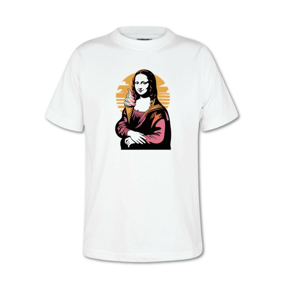 Mona Licked A Funny Mona Lisa Ice Cream Parody T-Shirts