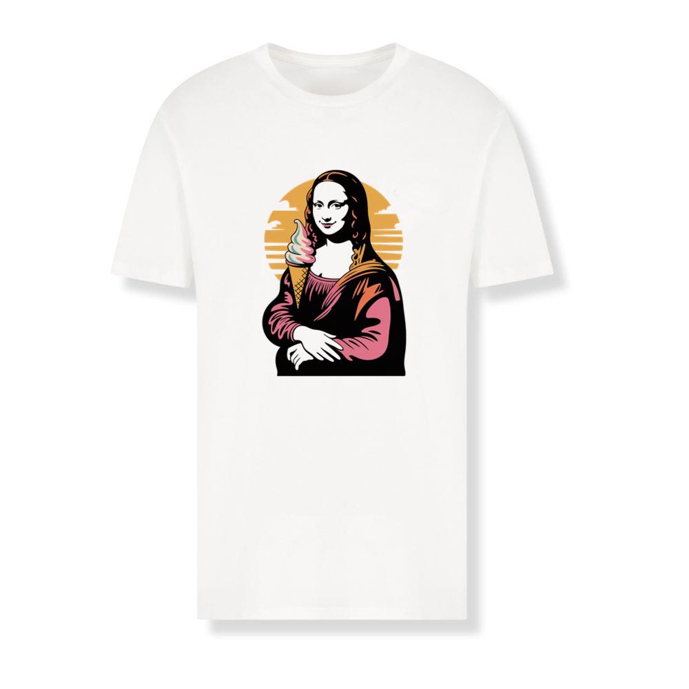 Mona Licked A Funny Mona Lisa Ice Cream Parody T-Shirts