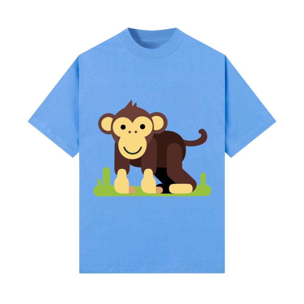 Monkey Animal Kids Gift Zoo Animals Monkey Safari T-Shirt