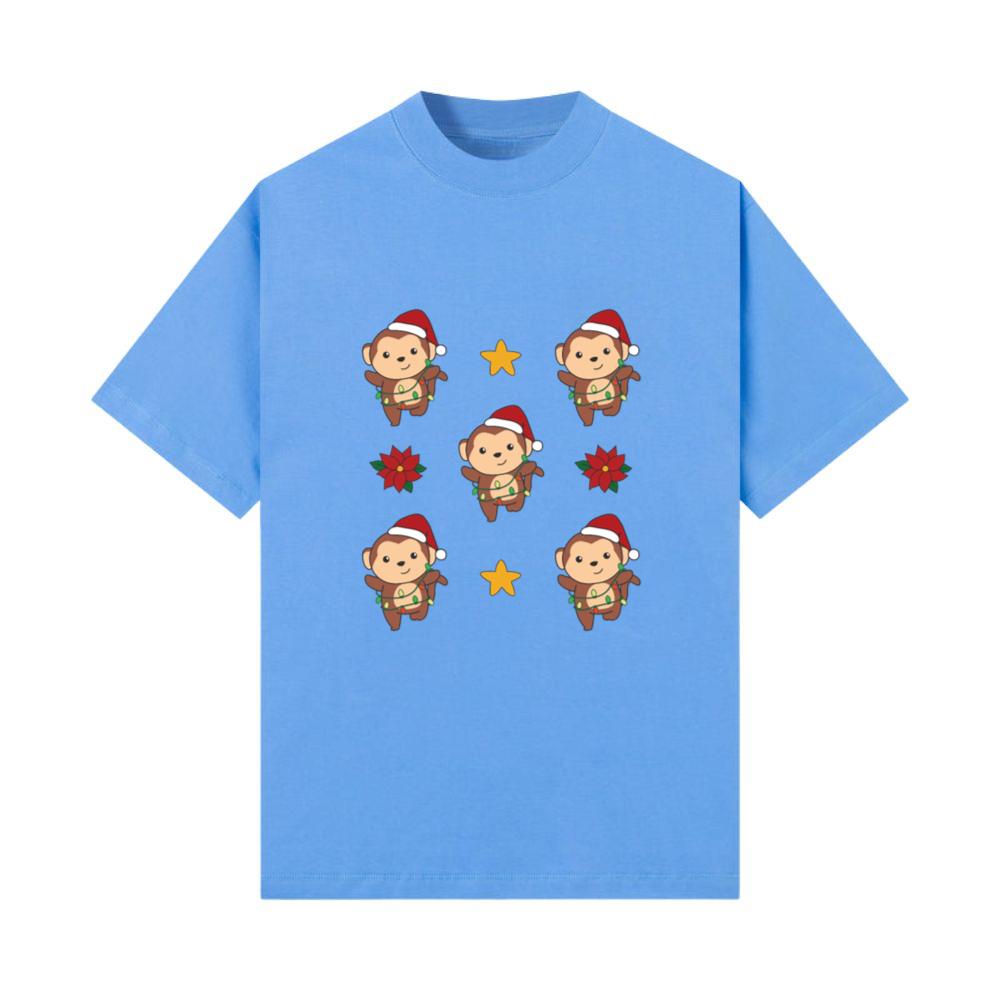 Monkey Christmas Winter Animals Monkeys T-Shirt