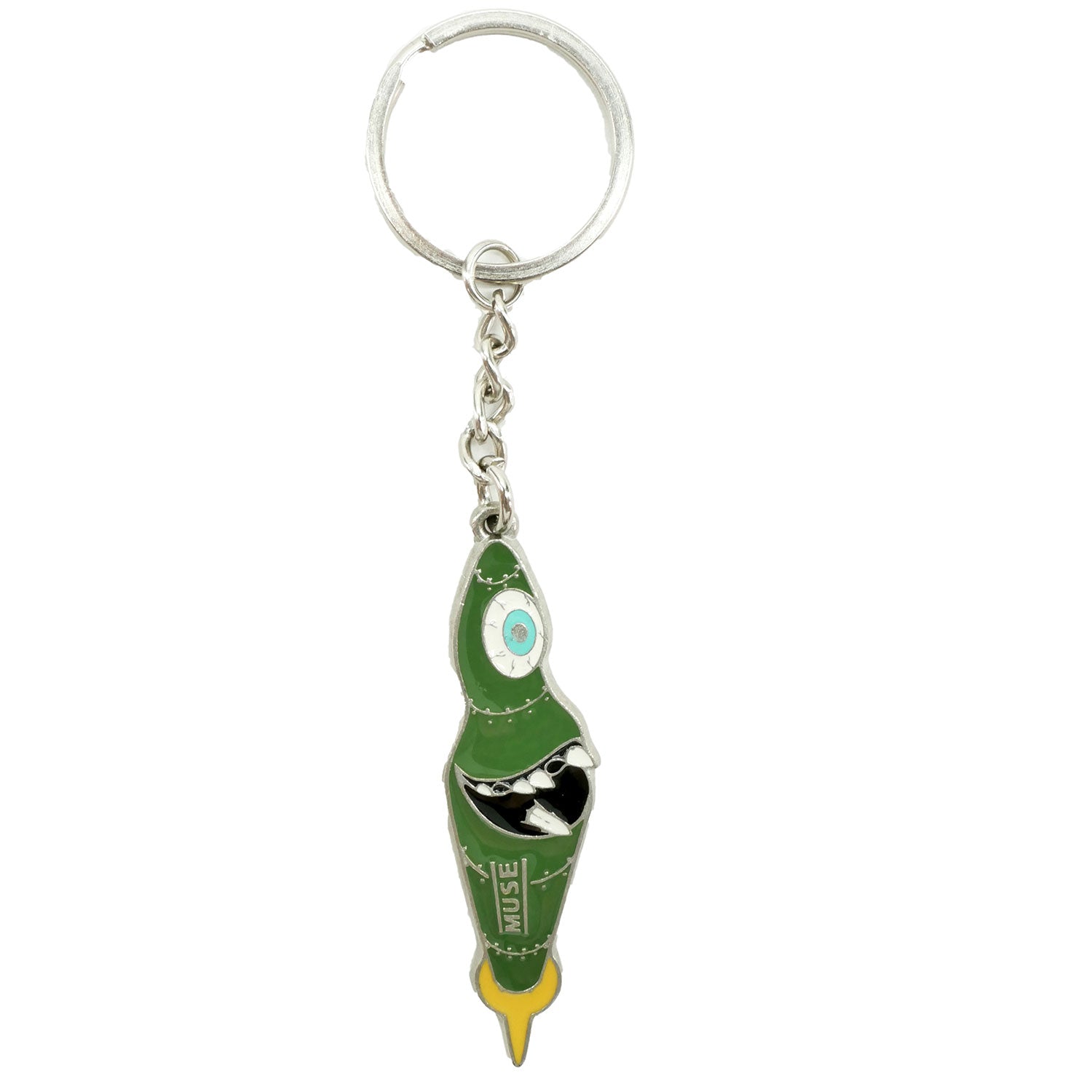Monster Bomb Metal and Enamel Keychain Metal Key Chain