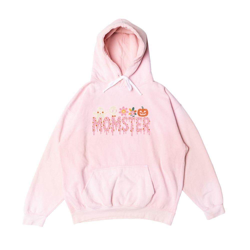 Monster Halloween Skull Pumpkin Graphic Hoodie