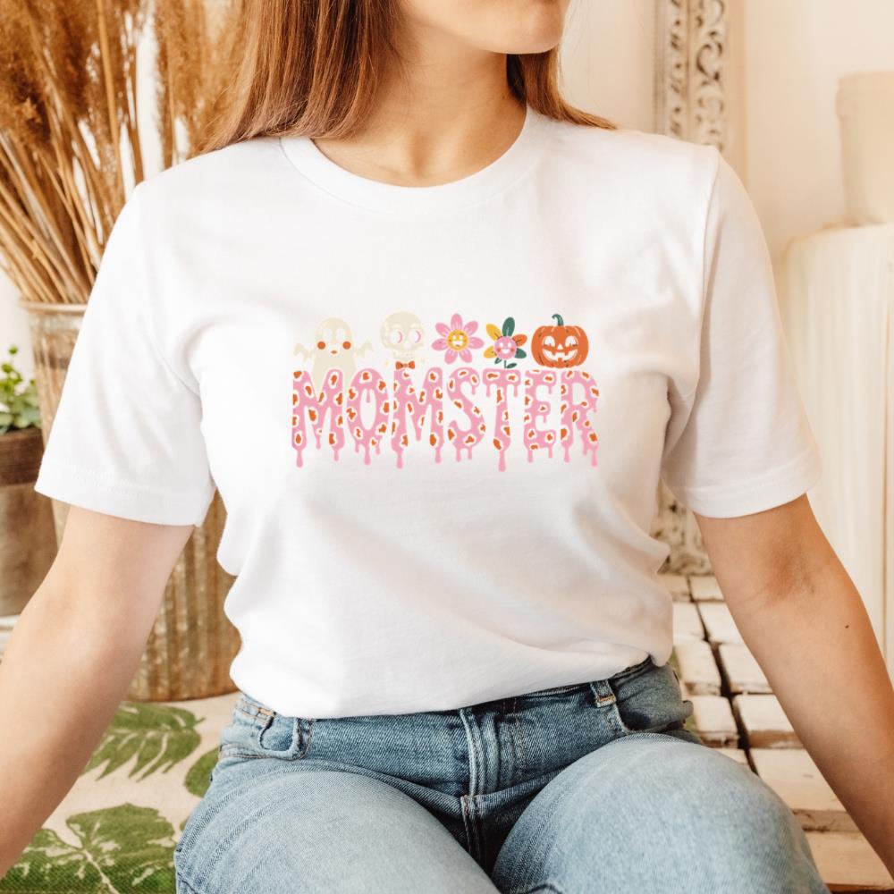 Monster Halloween Skull Pumpkin Graphic T-Shirt