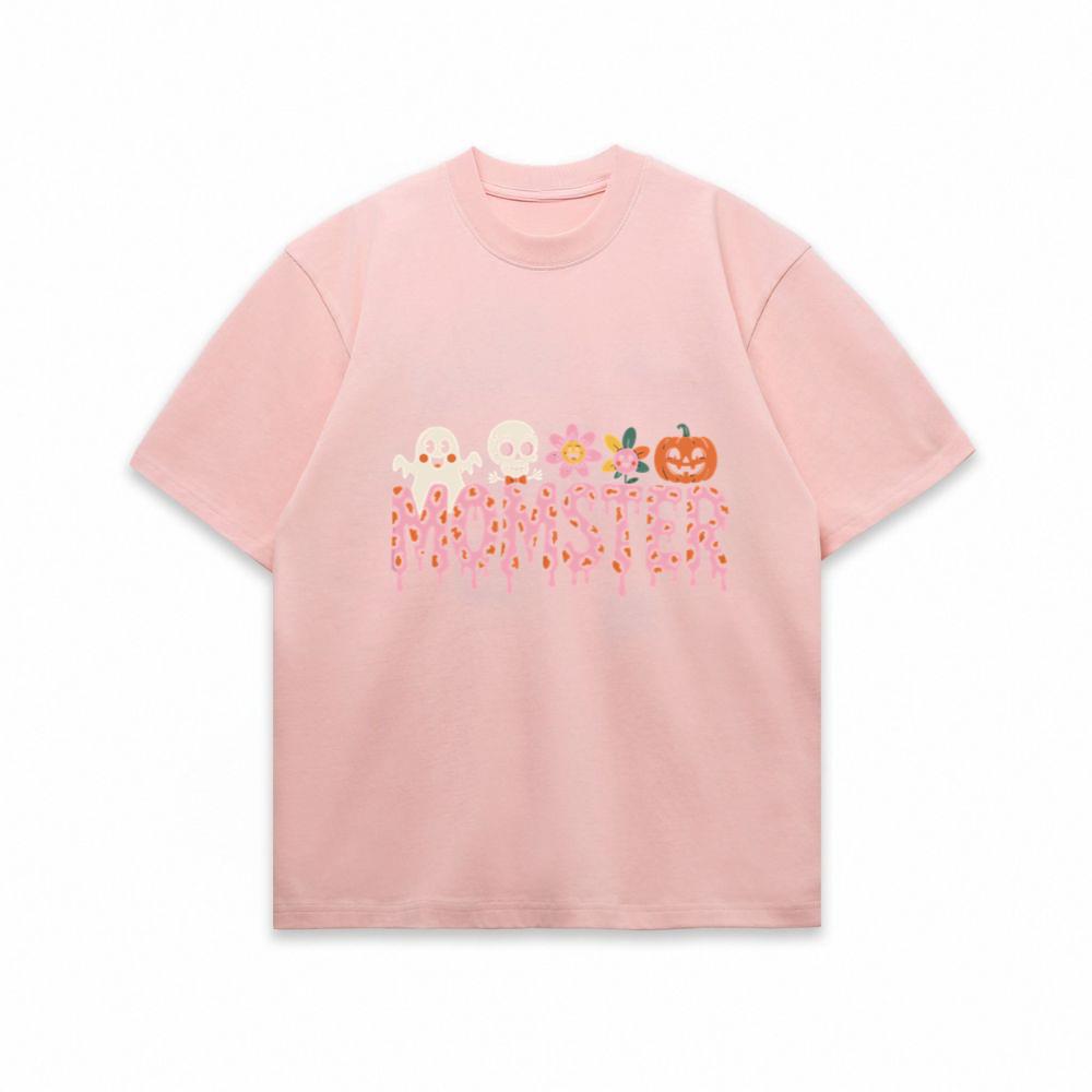 Monster Halloween Skull Pumpkin Graphic T-Shirt