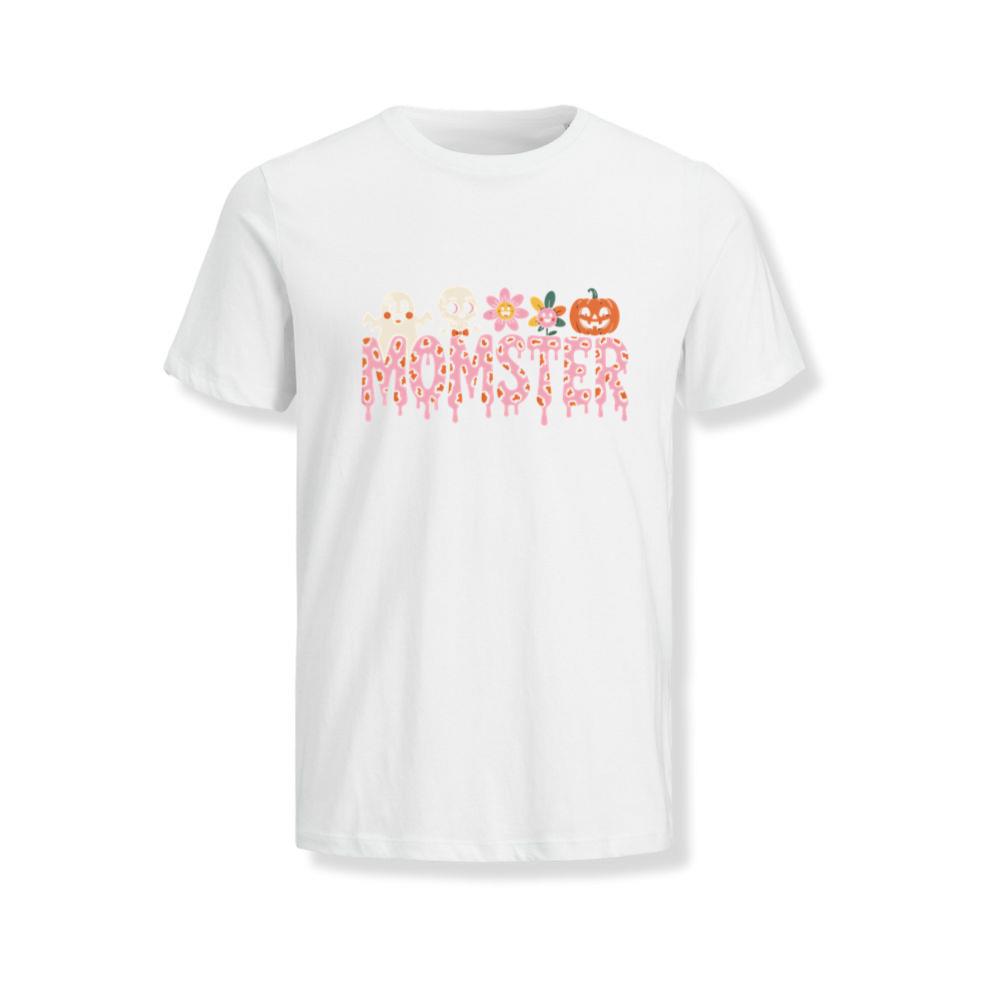 Monster Halloween Skull Pumpkin Graphic T-Shirt
