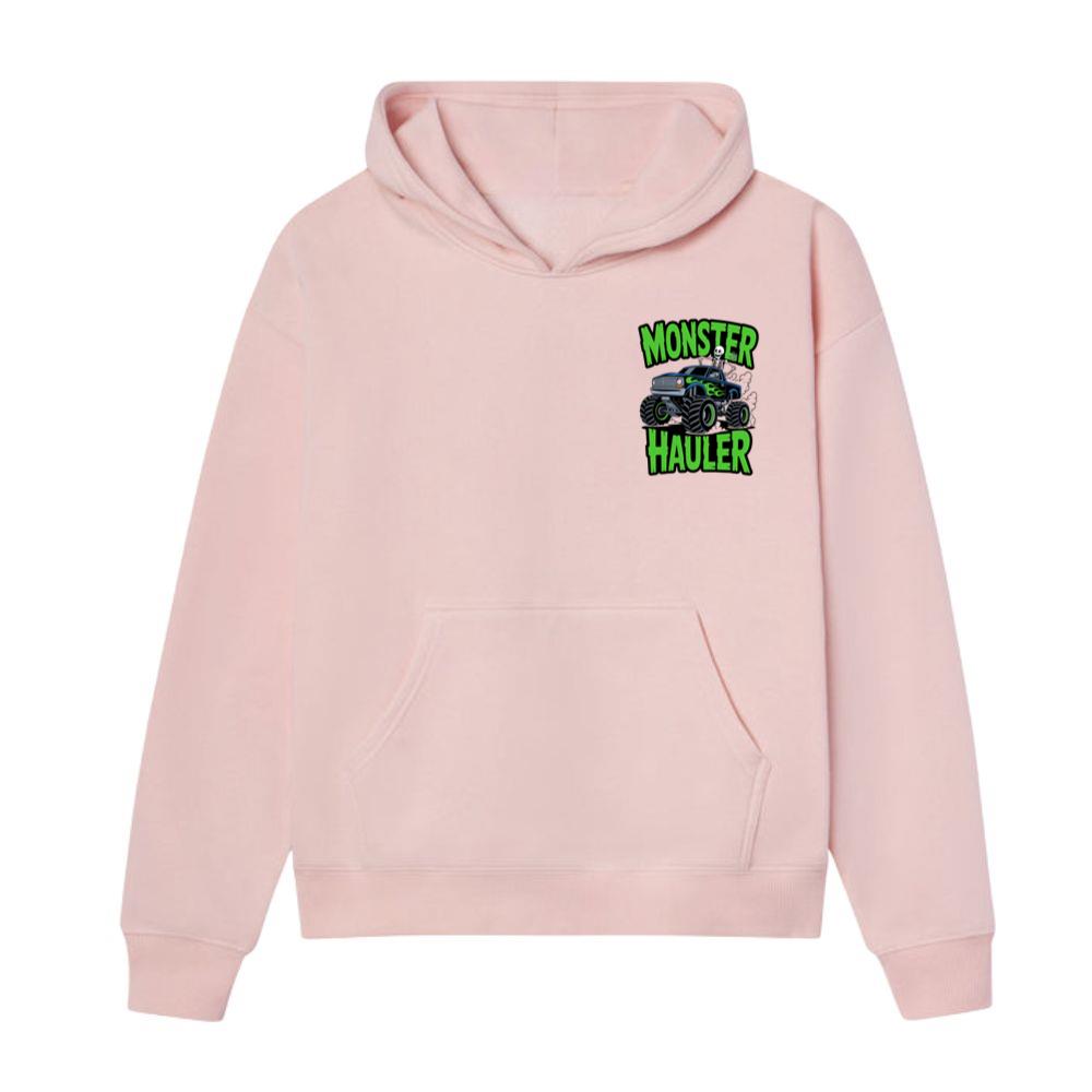 Monster Hauler Big Truck Cartoon Graphic Hoodie