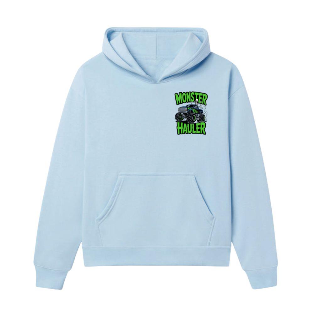 Monster Hauler Big Truck Cartoon Graphic Hoodie