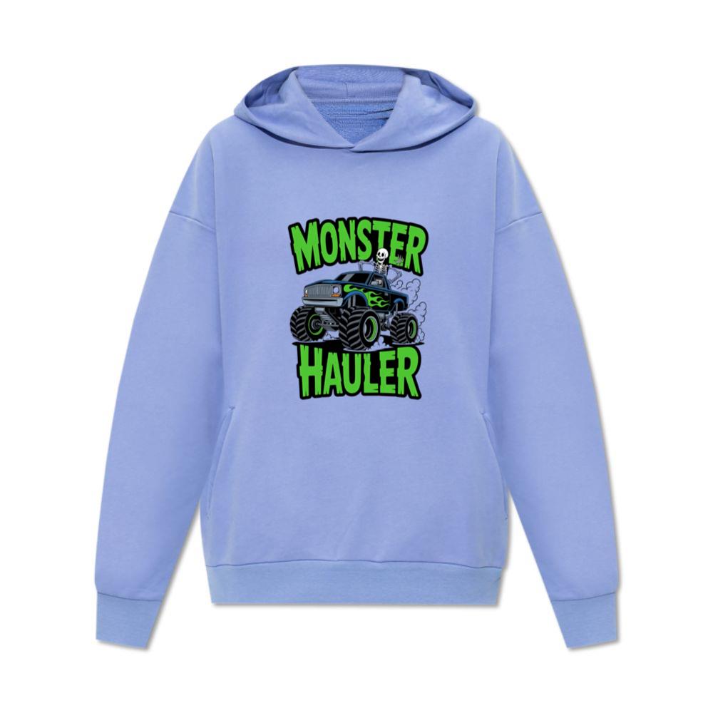 Monster Hauler Big Truck Cartoon Graphic Hoodie