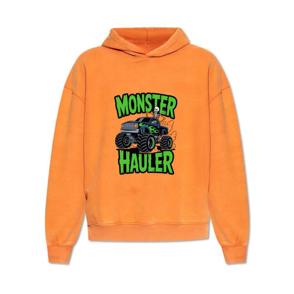 Monster Hauler Big Truck Cartoon Graphic Hoodie
