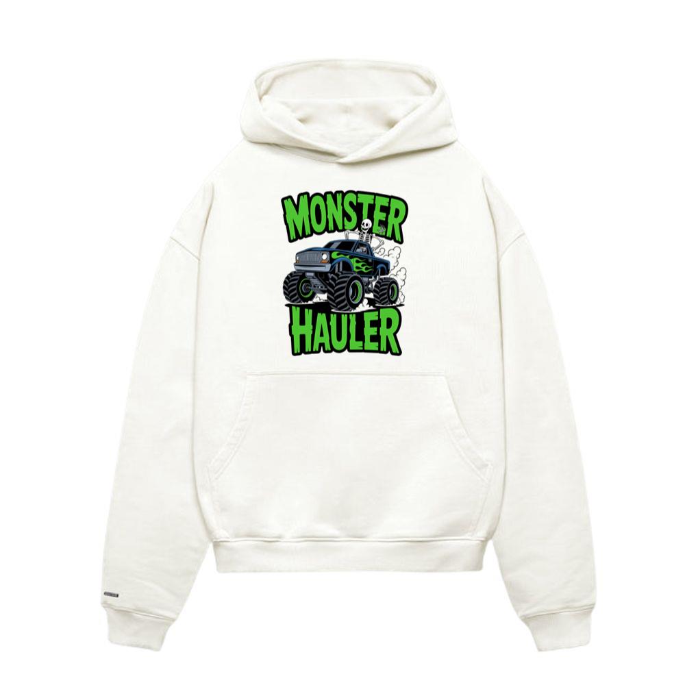 Monster Hauler Big Truck Cartoon Graphic Hoodie